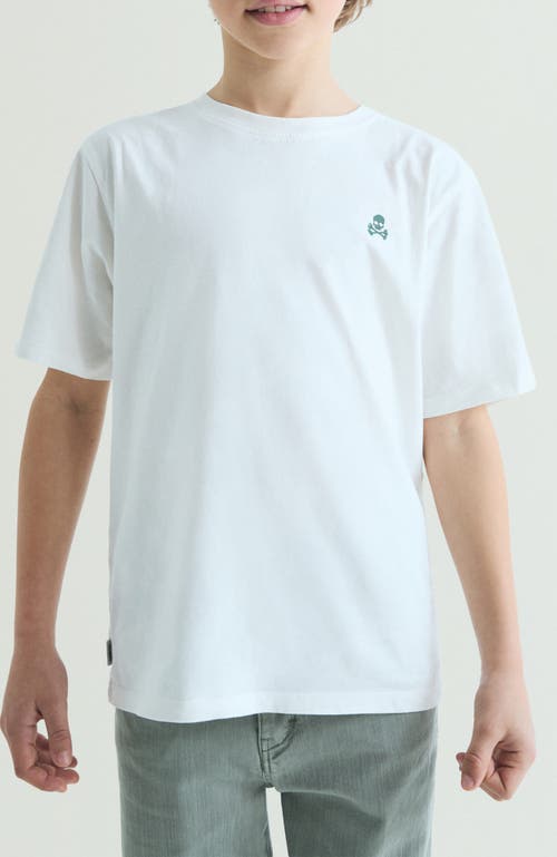 Scalpers Kids'  Mixed Feelings Printed T-shirt In White