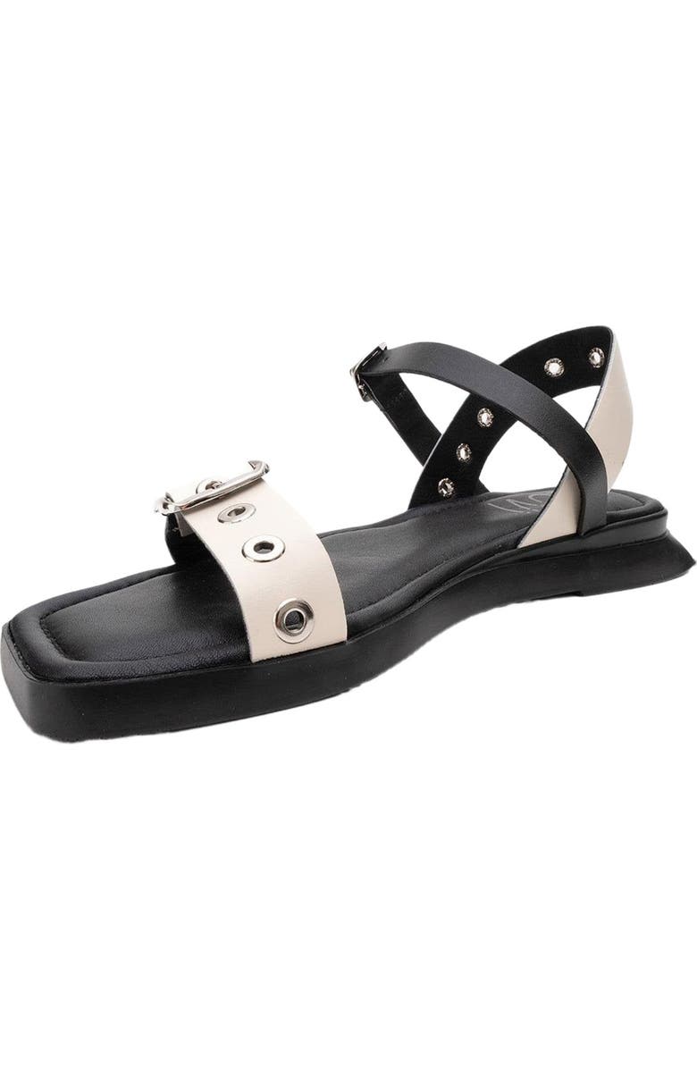 Forever & Always Shoes Mozes Leather Sandal, Alternate, color, Beige Leather