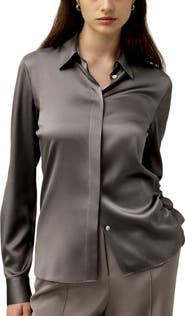 Lilysilk LILYSILK Women's Elegant Silhouette Slim Fit Silk Shirt
