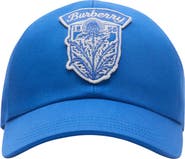 Burberry Thistle Shield Gabardine Baseball Cap
