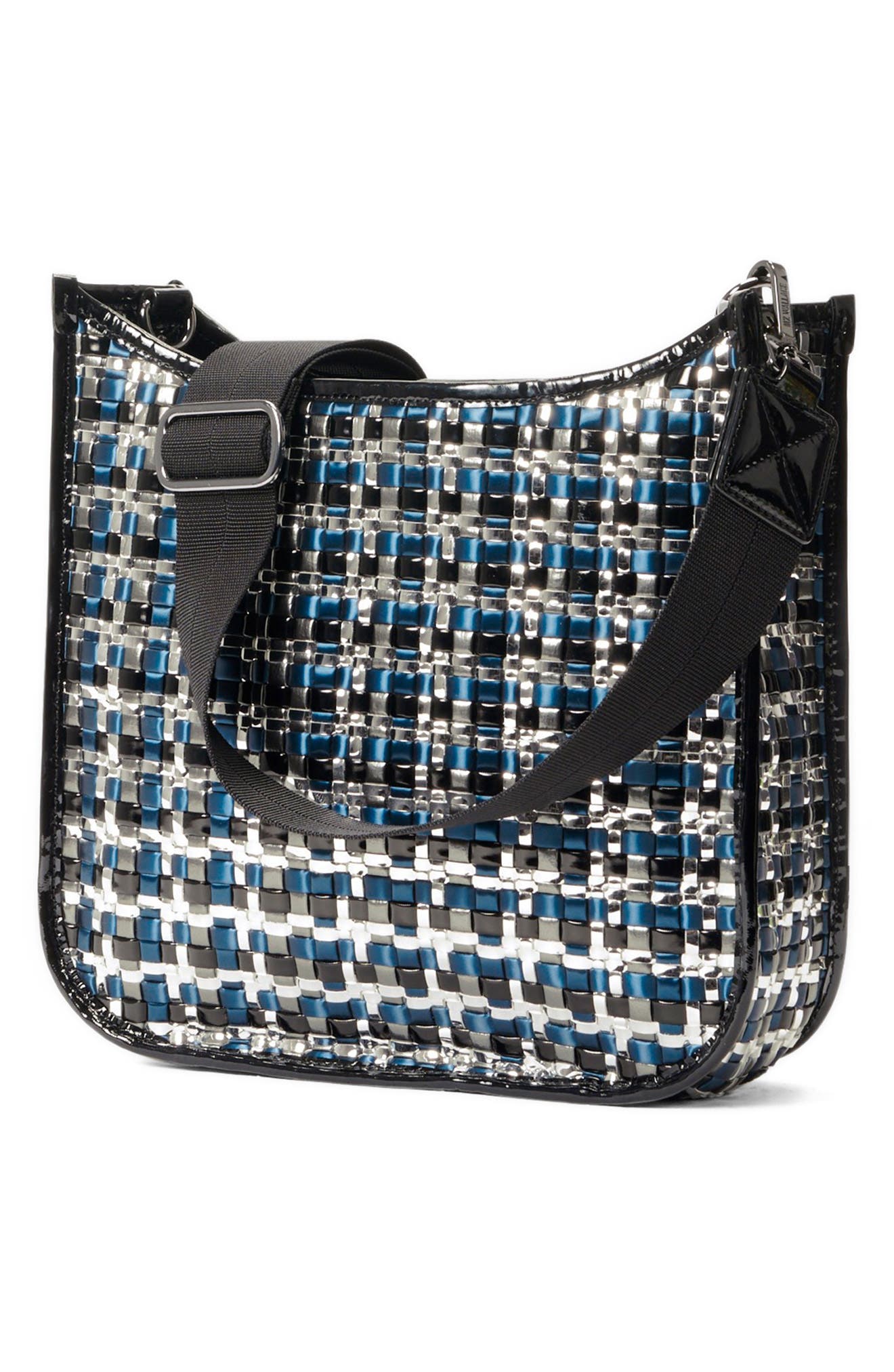 MZ Wallace Woven Nylon Box Crossbody Bag, Alternate, color, 