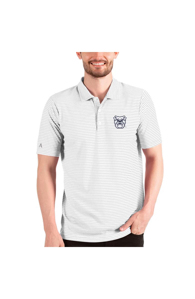 ANTIGUA Men's Antigua White/Silver Butler Bulldogs Esteem Polo, Main, color, 