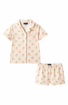 Andy & Evan Kids' Button Down Short Pajamas