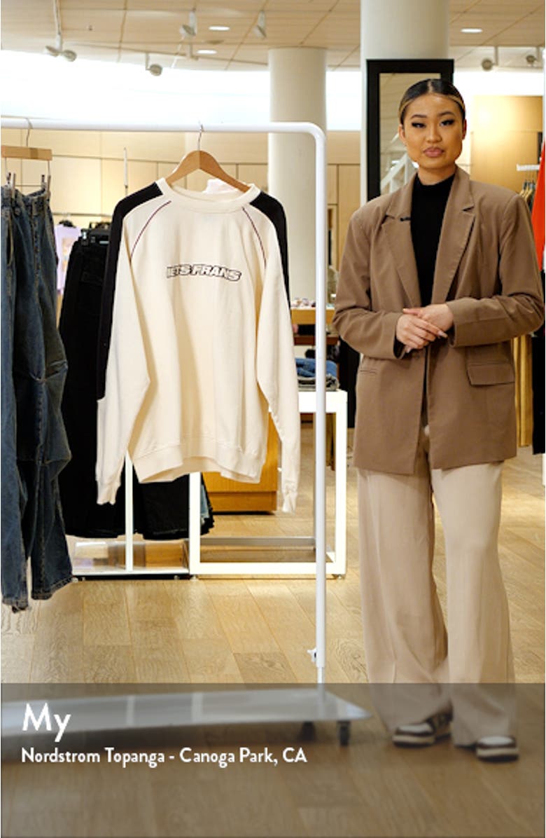 Panel Cotton Sweatshirt, sales video thumbnail