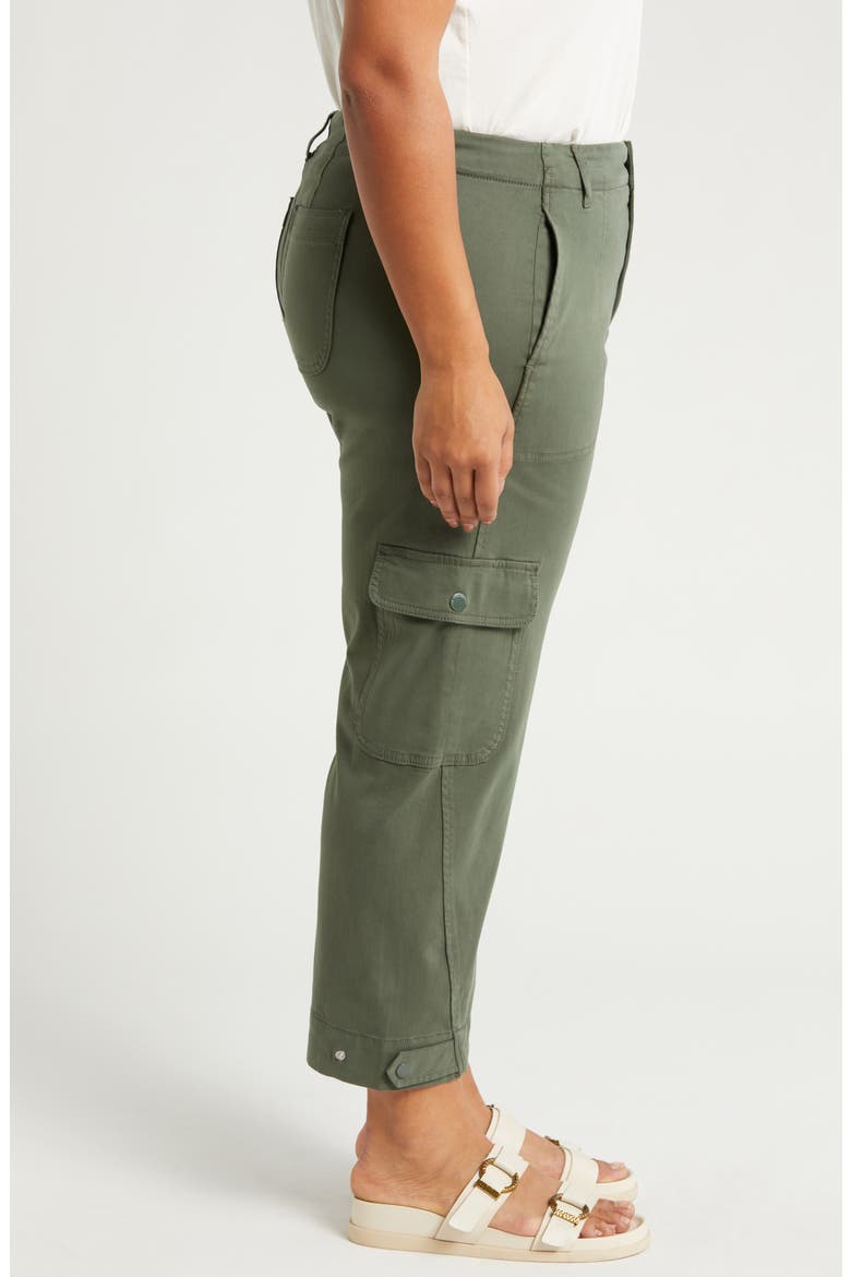 Utility Crop Cargo Pants, Alternate, color, MOSS GREEN