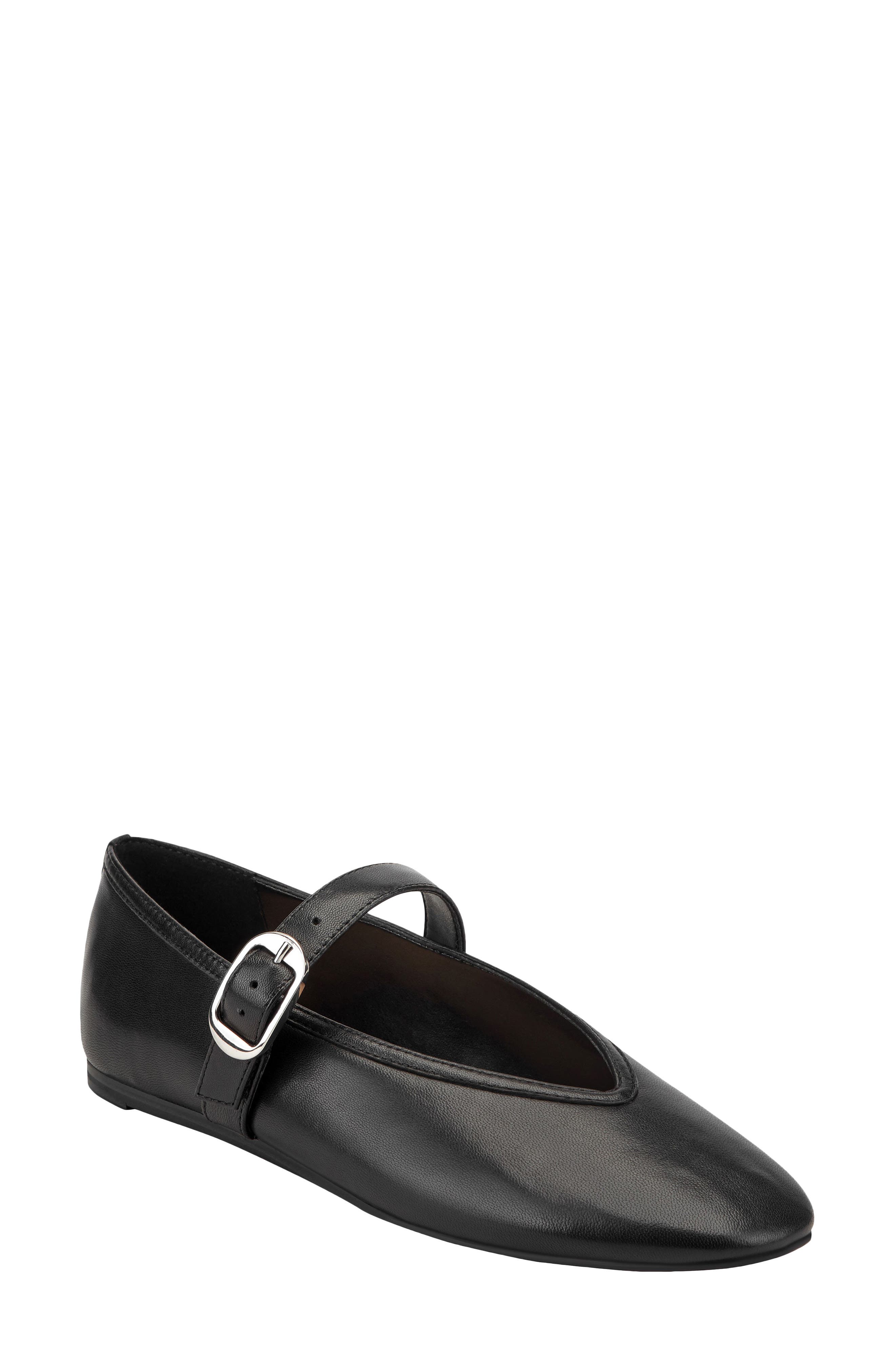 Marc Fisher LTD Godea Mary Jane Flat, Main, color, Black