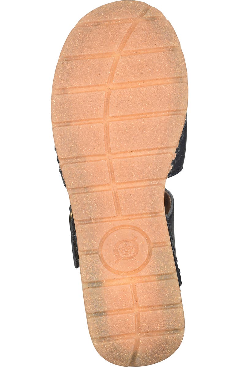 Børn Kaiya Platform Sandal, Alternate, color, Navy Leather