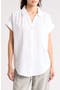 Short Sleeve Cotton Gauze Button-Up Shirt