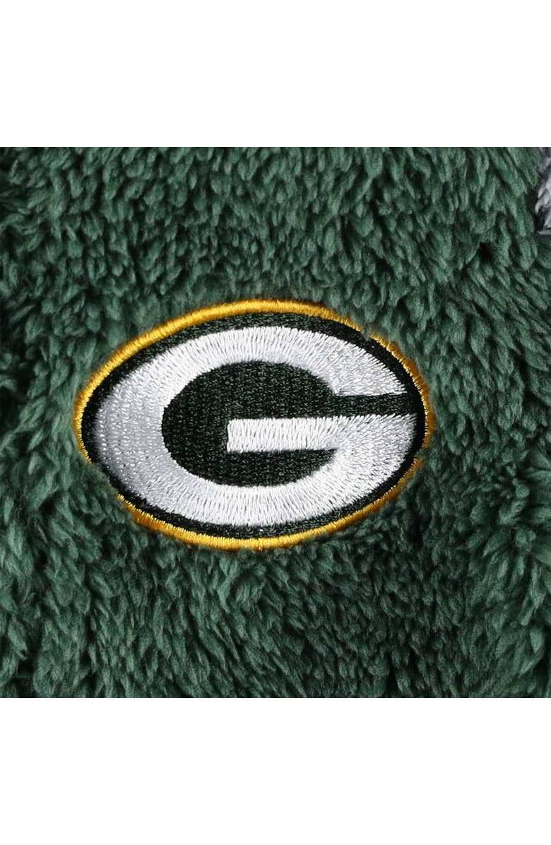 Outerstuff Newborn & Infant Green/Gray Green Bay Packers Game Nap Teddy Fleece Bunting Full-Zip Sleeper, Alternate, color, Green