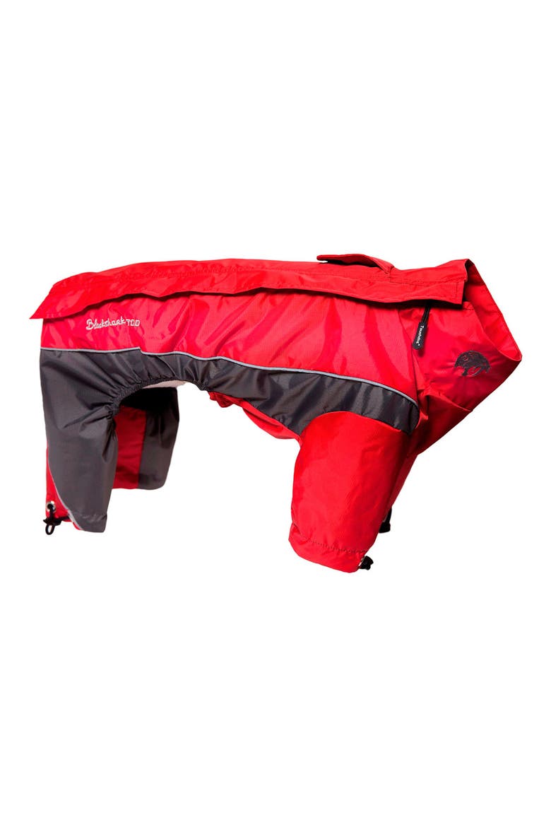 Quantum-Ice Full-Bodied Adjustable and 3M Reflective Dog Jacket - Medium, Alternate, color, RED CHARCOAL GREY