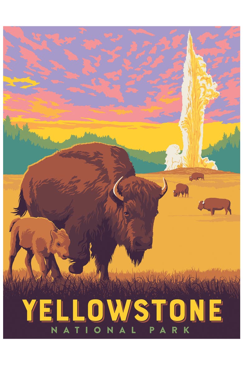 Yellowstone National Park 300pc Puzzle, Alternate, color, Multicolor