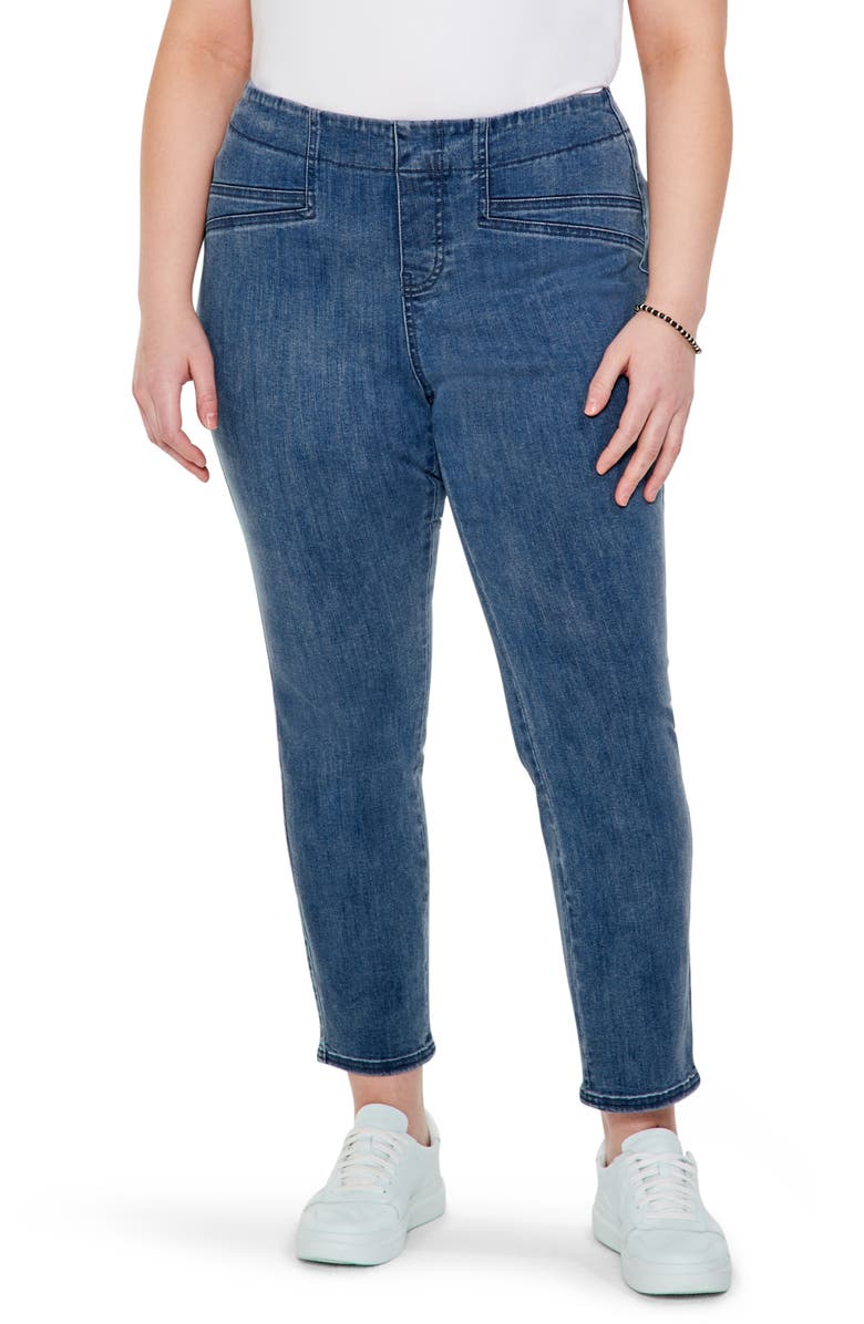 NIC+ZOE All Day Slim Jeans, Main, color, 