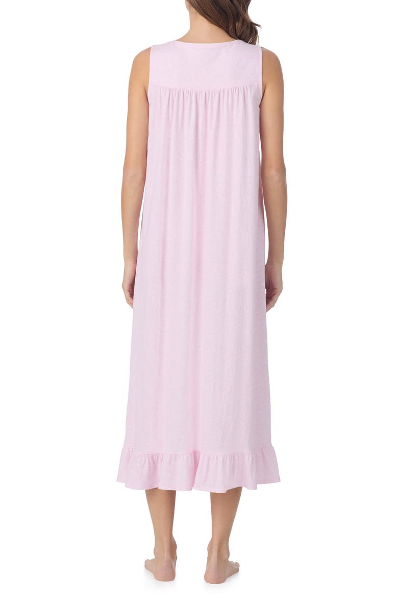 Cotton Nightgown, Alternate, color, PINK/ WHITE