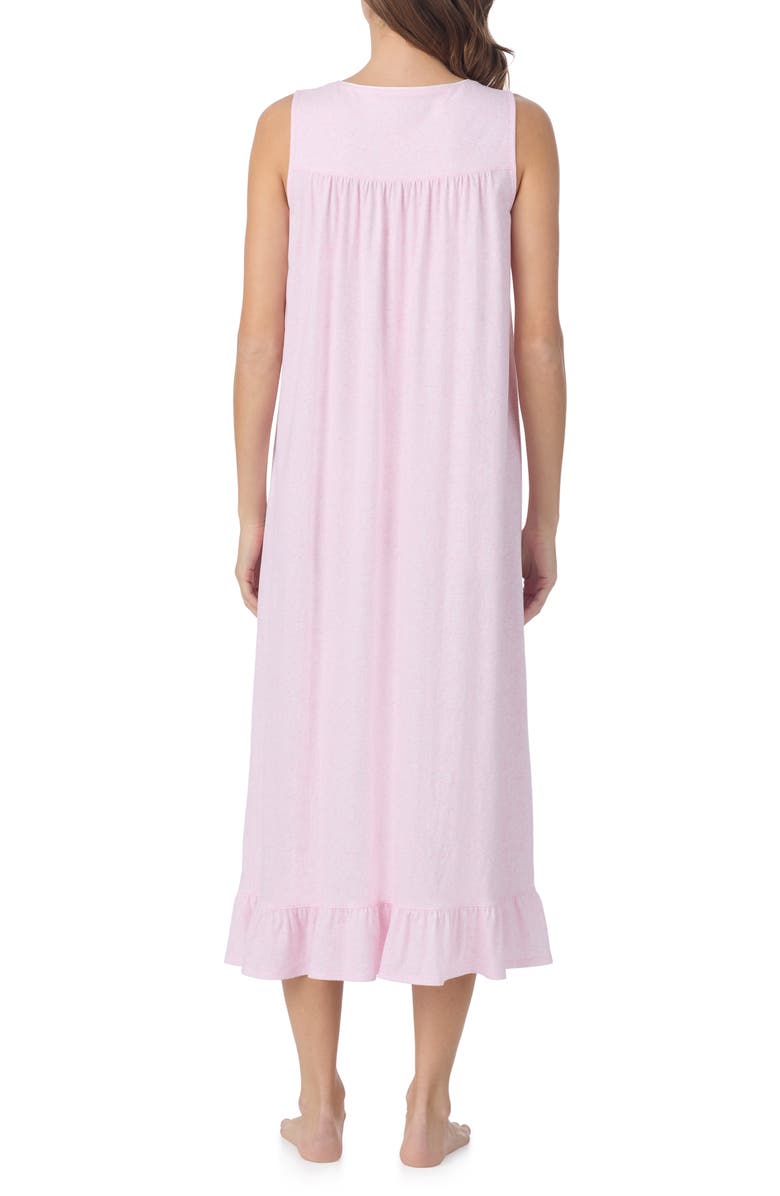 Eileen West Cotton Nightgown, Alternate, color, Pink/ White