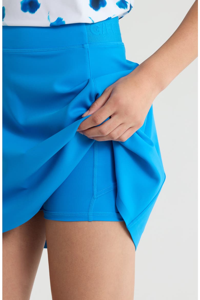 Knockout A-Line Golf Skort, Alternate, color, CERULEAN