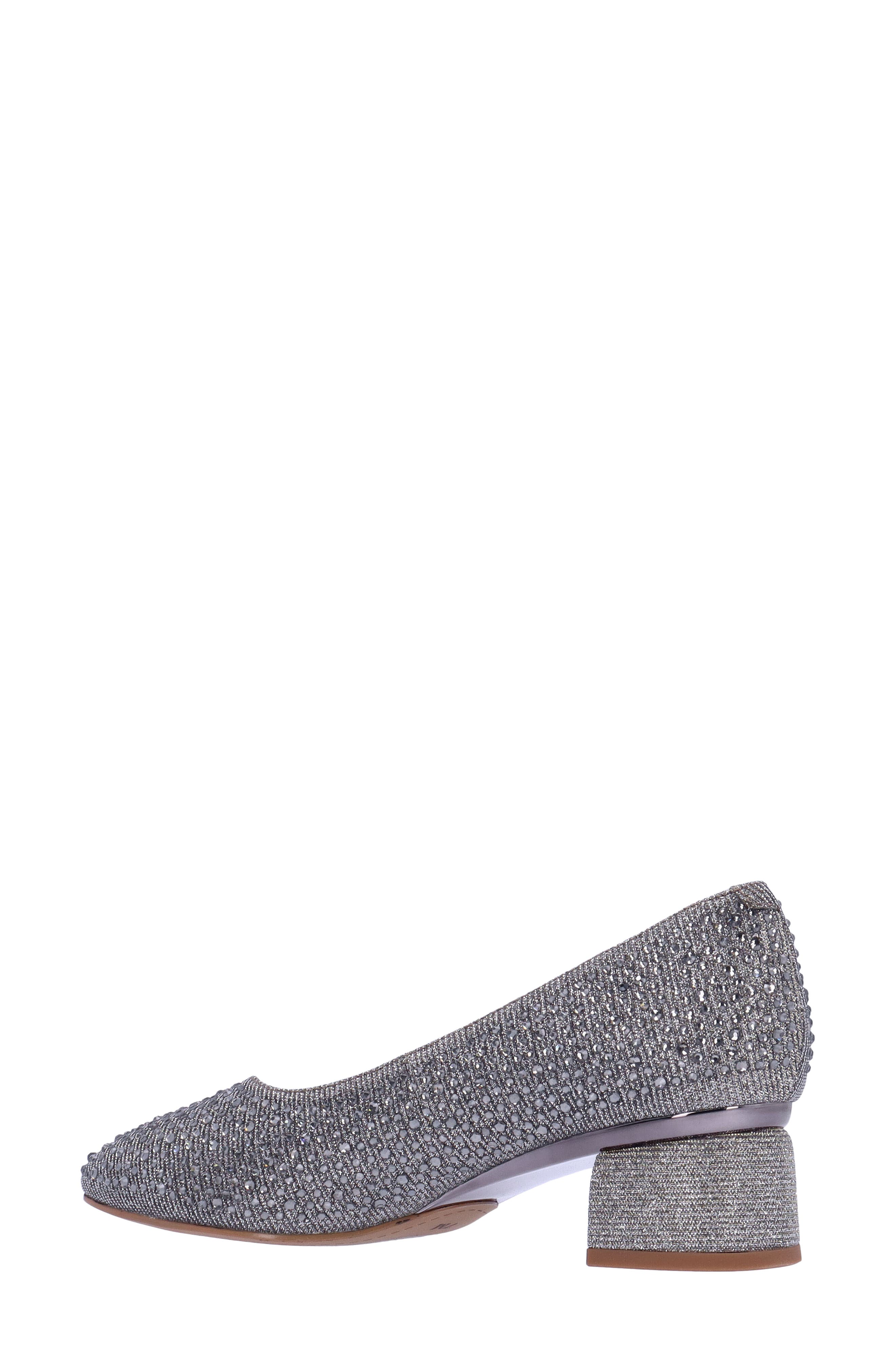 Bielle Embellished Pump, Alternate, color, PEWTER