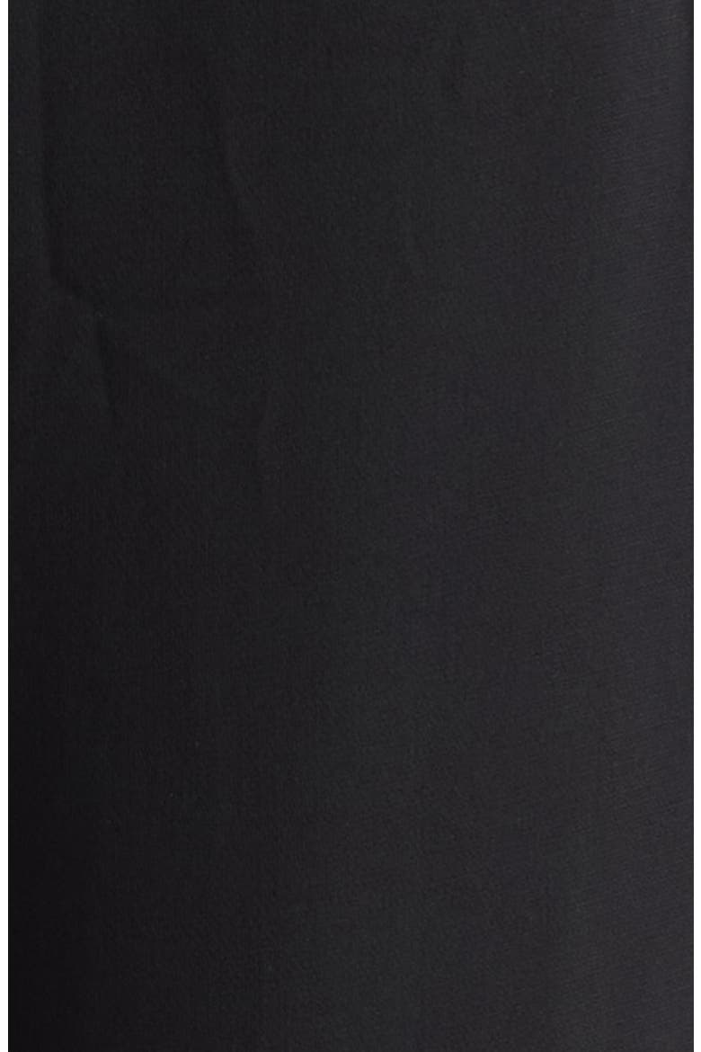 Marne Pleated Wide Leg Crepe Pants, Alternate, color, BLACK