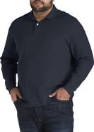 Harbor Bay by DXL Big & Tall Honeycomb Piqué Polo Shirt