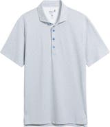 johnnie-O Poppy Microfloral Print PREP-FORMANCE Golf Polo