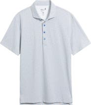 johnnie-O Poppy Microfloral Print PREP-FORMANCE Golf Polo