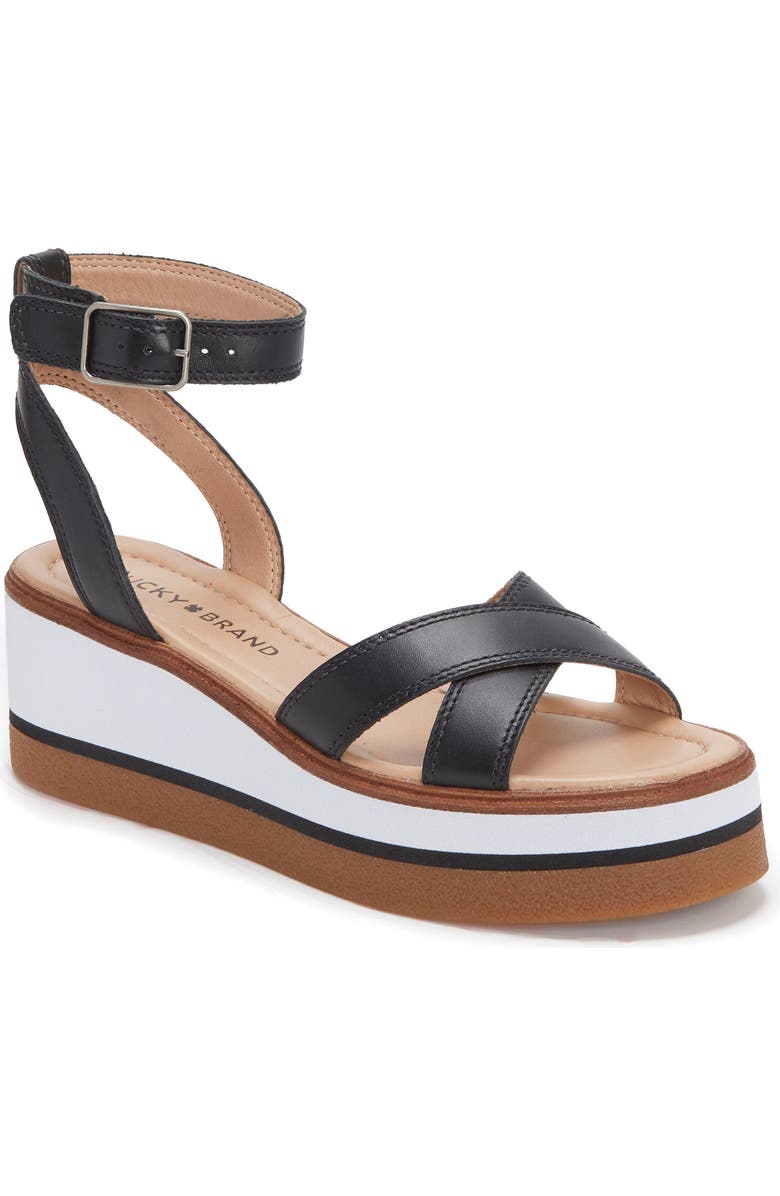 Lucky Brand Tarhi Wedge Sandal, Main, color,