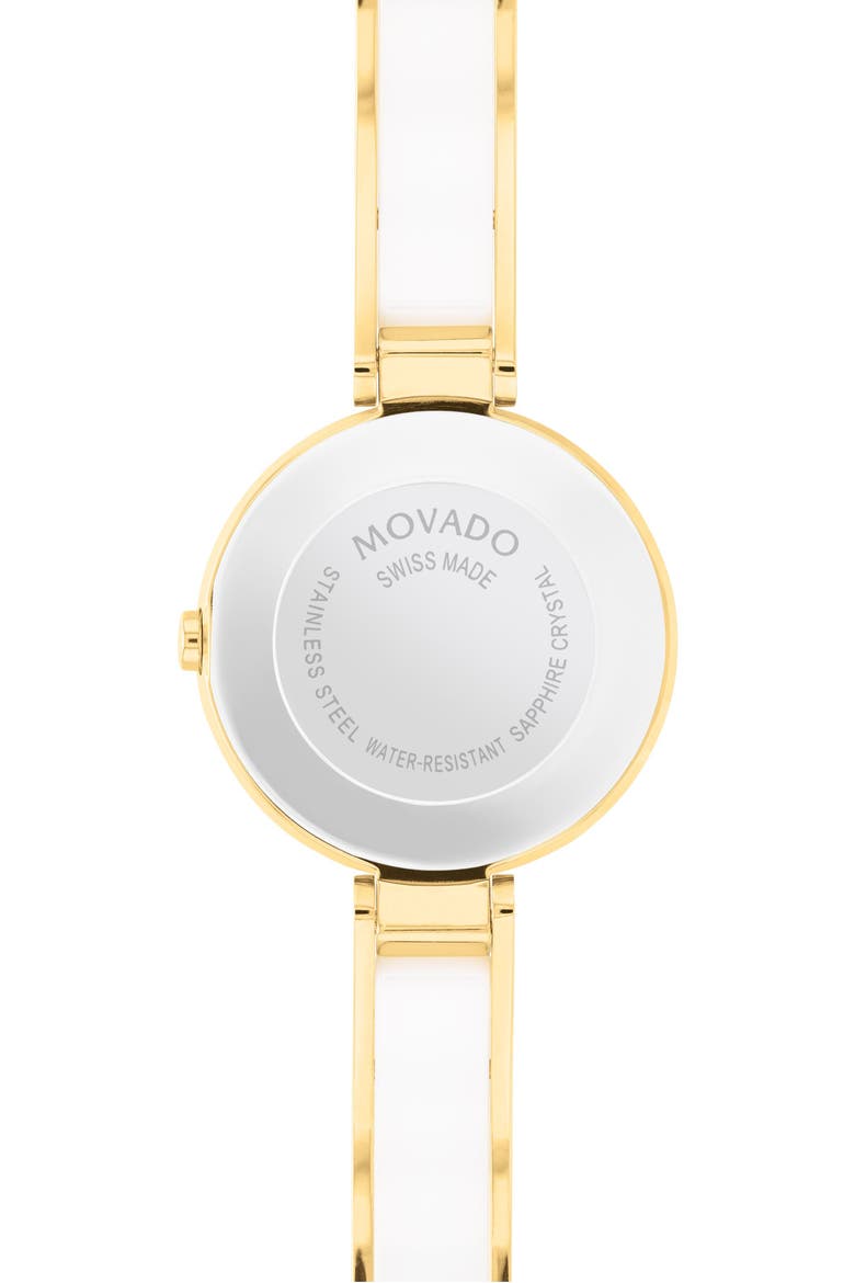 Moda Bracelet Watch, 24mm, Alternate, color, WHITE