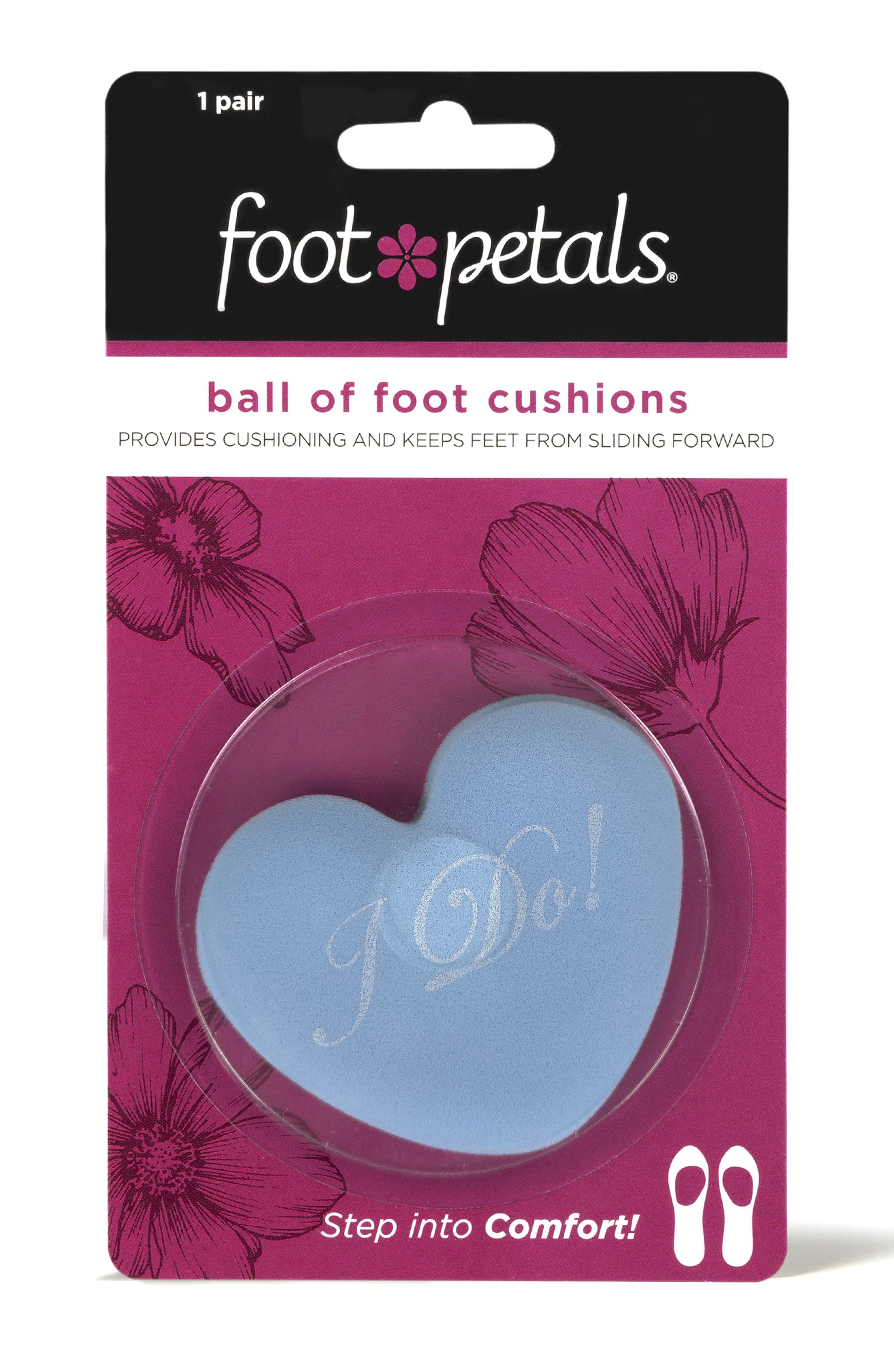 I Do Ball of Foot Cushions, Main, color, BLUE