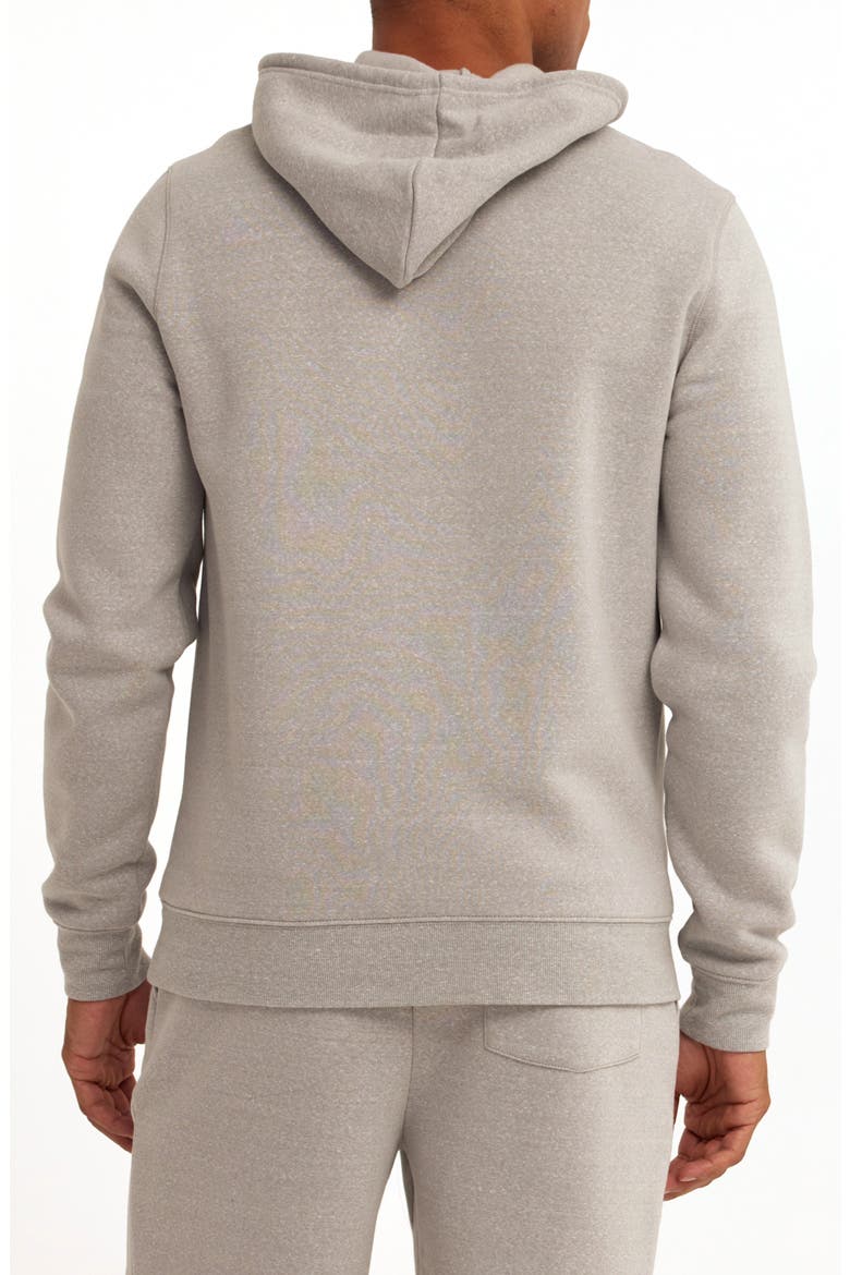 Fleece Pullover Hoodie, Alternate, color, LIGHT HEATHER GREY