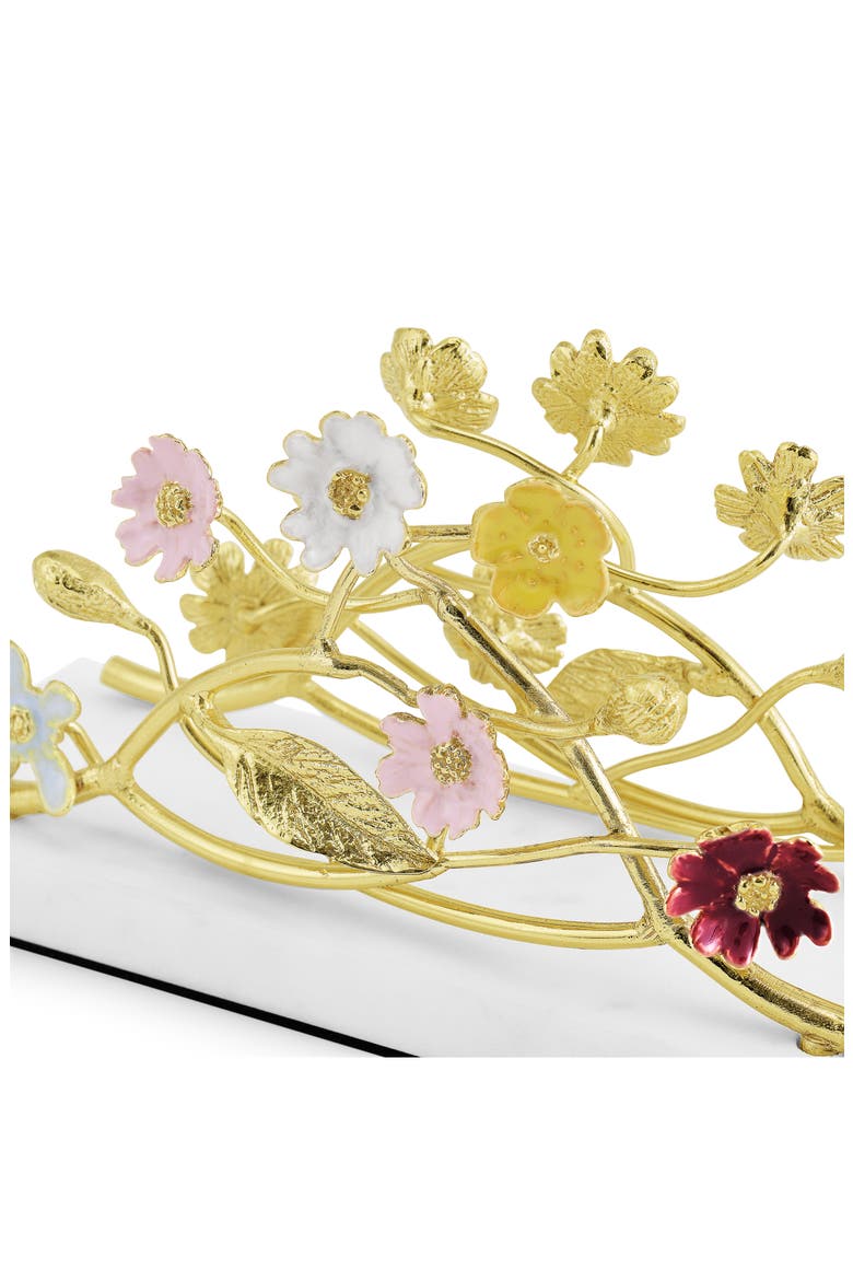 Wildflower Vertical Napkin Holder, Alternate, color, GOLD