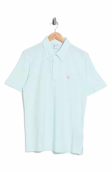 Brooks Brothers Cotton & Linen Blend Oxford Piqué Knit Polo