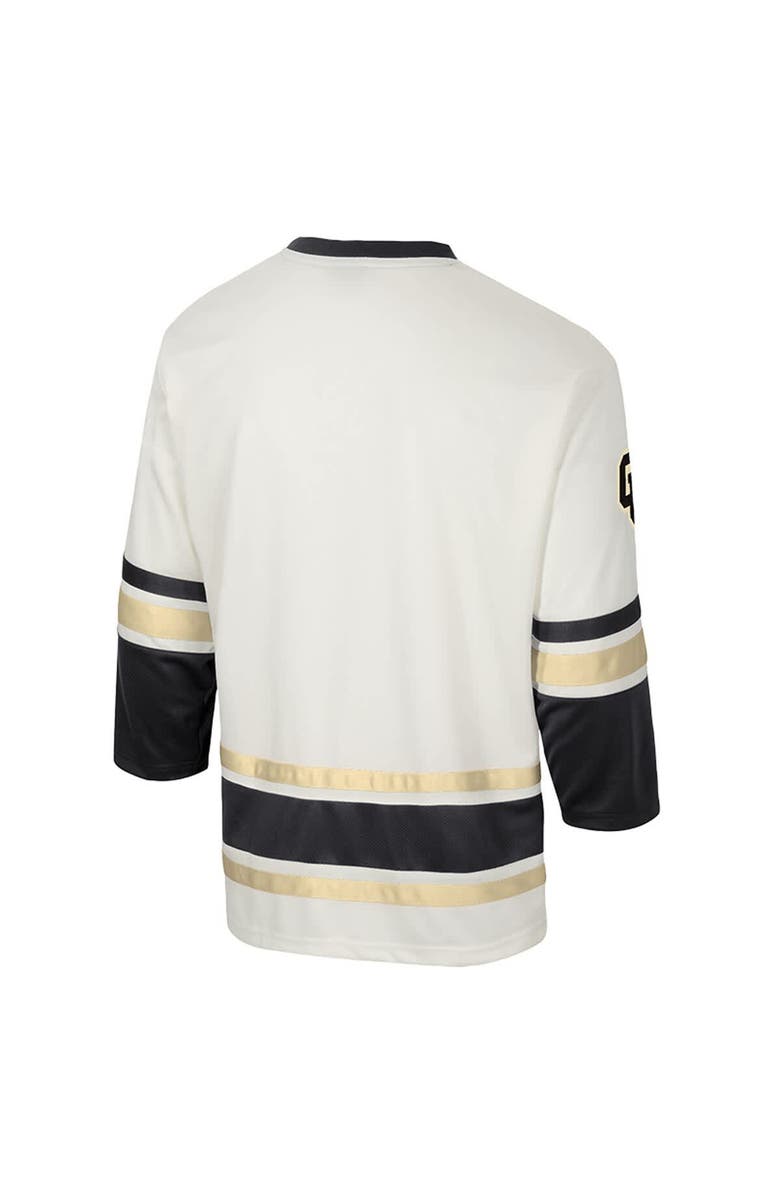COLOSSEUM Men
s Colosseum Cream Colorado Buffaloes Puck Proud Fashion Hockey Jersey, Alternate, color, Cream