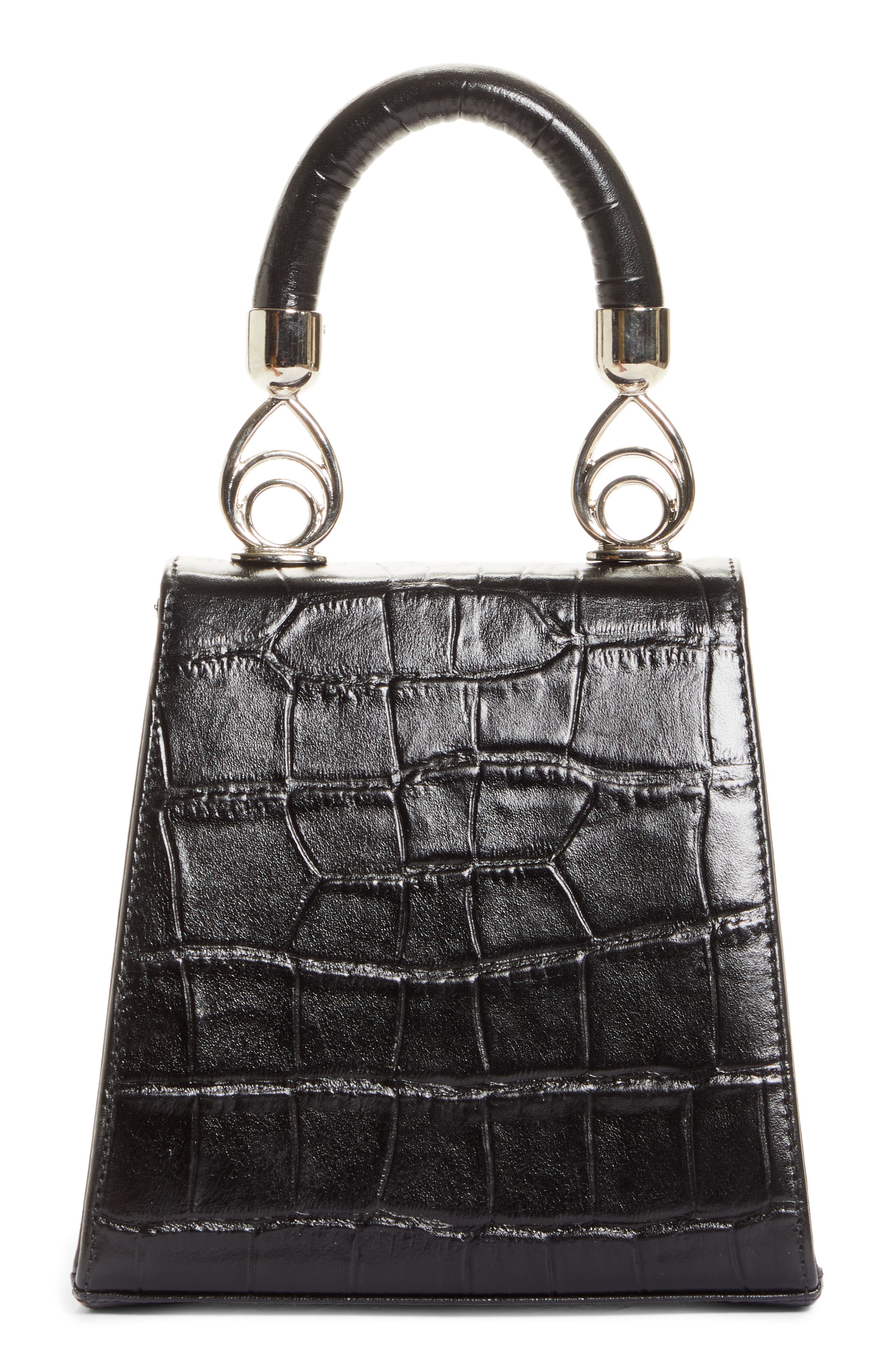 Brother Vellies Nile Leather Top Handle Bag, Alternate, color, 