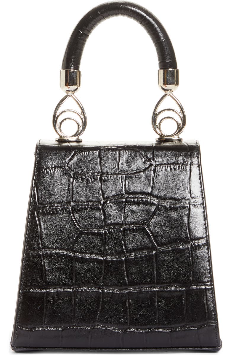 Brother Vellies Nile Leather Top Handle Bag, Alternate, color,