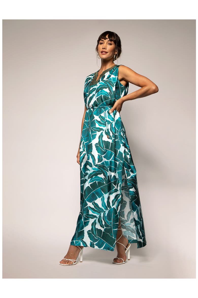 Looking Up Lia Dress, Alternate, color, Deep Sea
