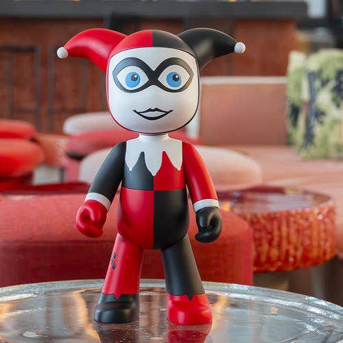 Leblon Delienne Harley Quinn Super Pop Figurine In Black