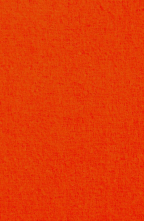 Kurt Geiger London Solid Neon Scarf In Orange