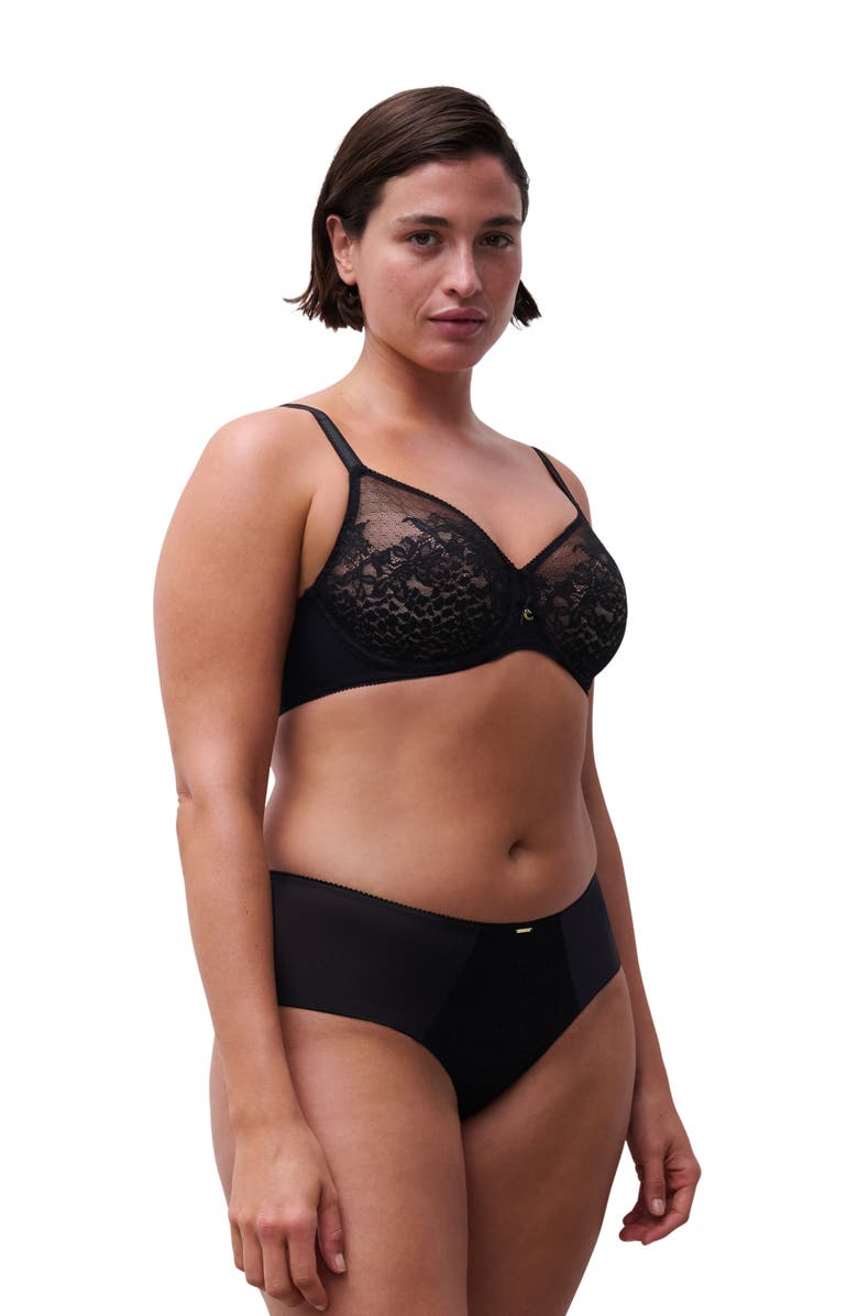 Chantelle Lingerie Maris Hipster Briefs, Alternate, color, Black