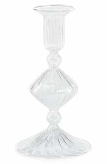 Zodax Zyrandol Set of 2 Glass Taper Candleholders