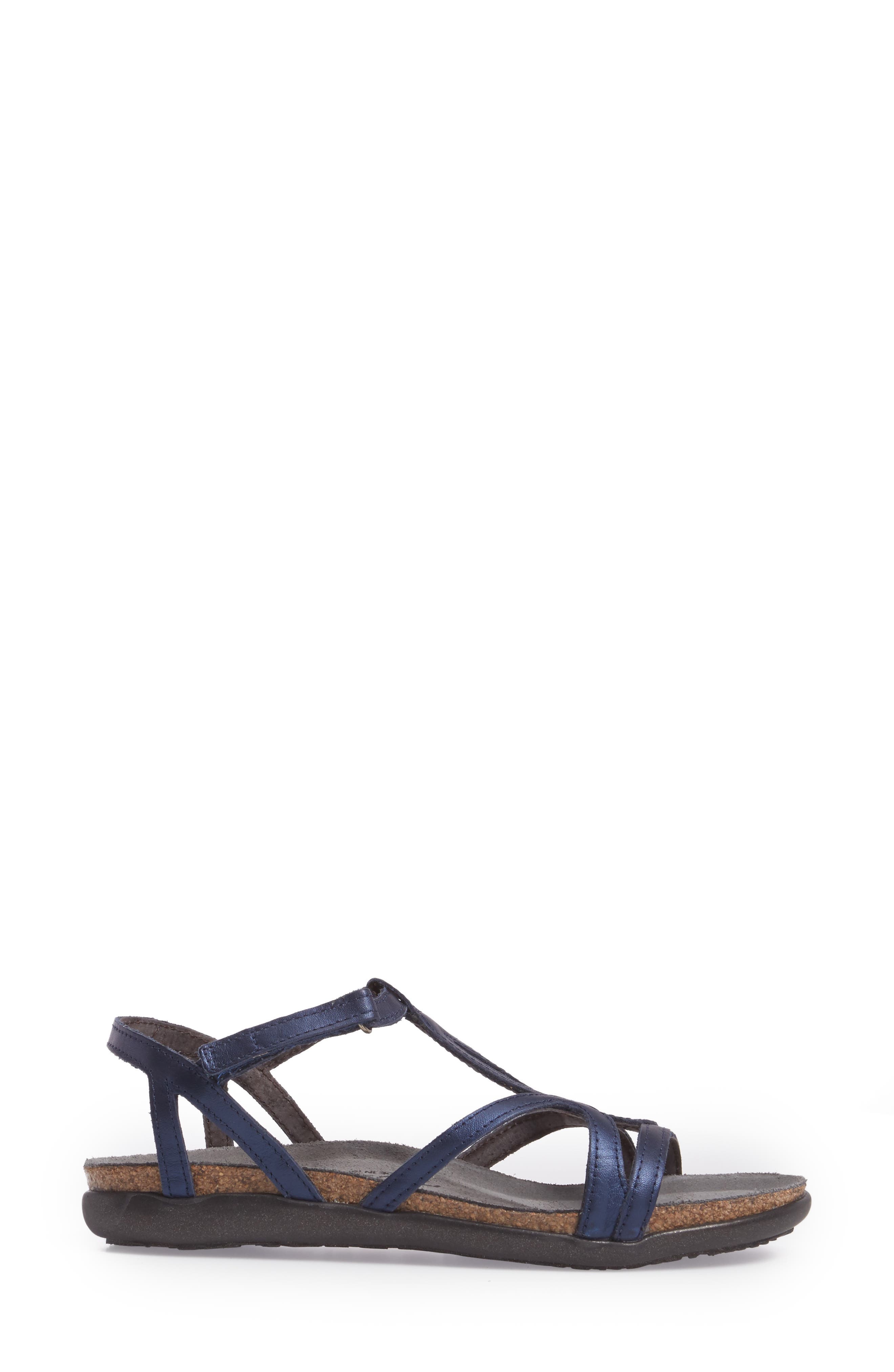 Dorith Sandal, Alternate, color, POLAR SEA LEATHER