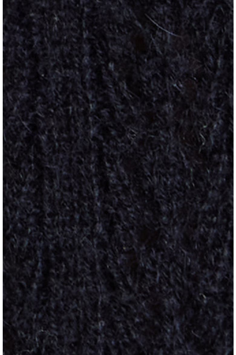 Jules Puff Sleeve Cashmere Sweater, Alternate, color, DEEP NAVY