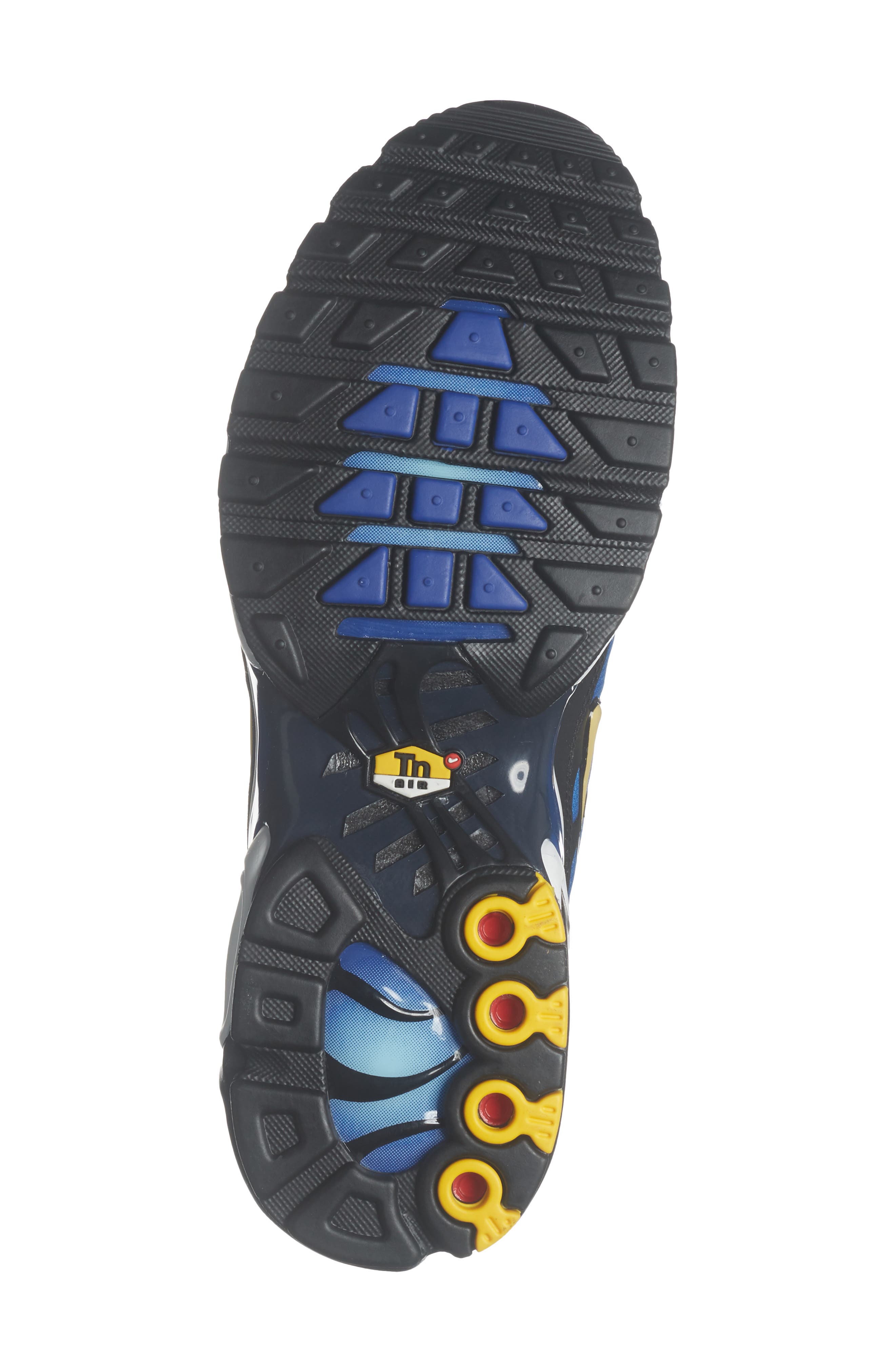 Nike Air Max Plus Sneaker, Alternate, color, Black/ Blue