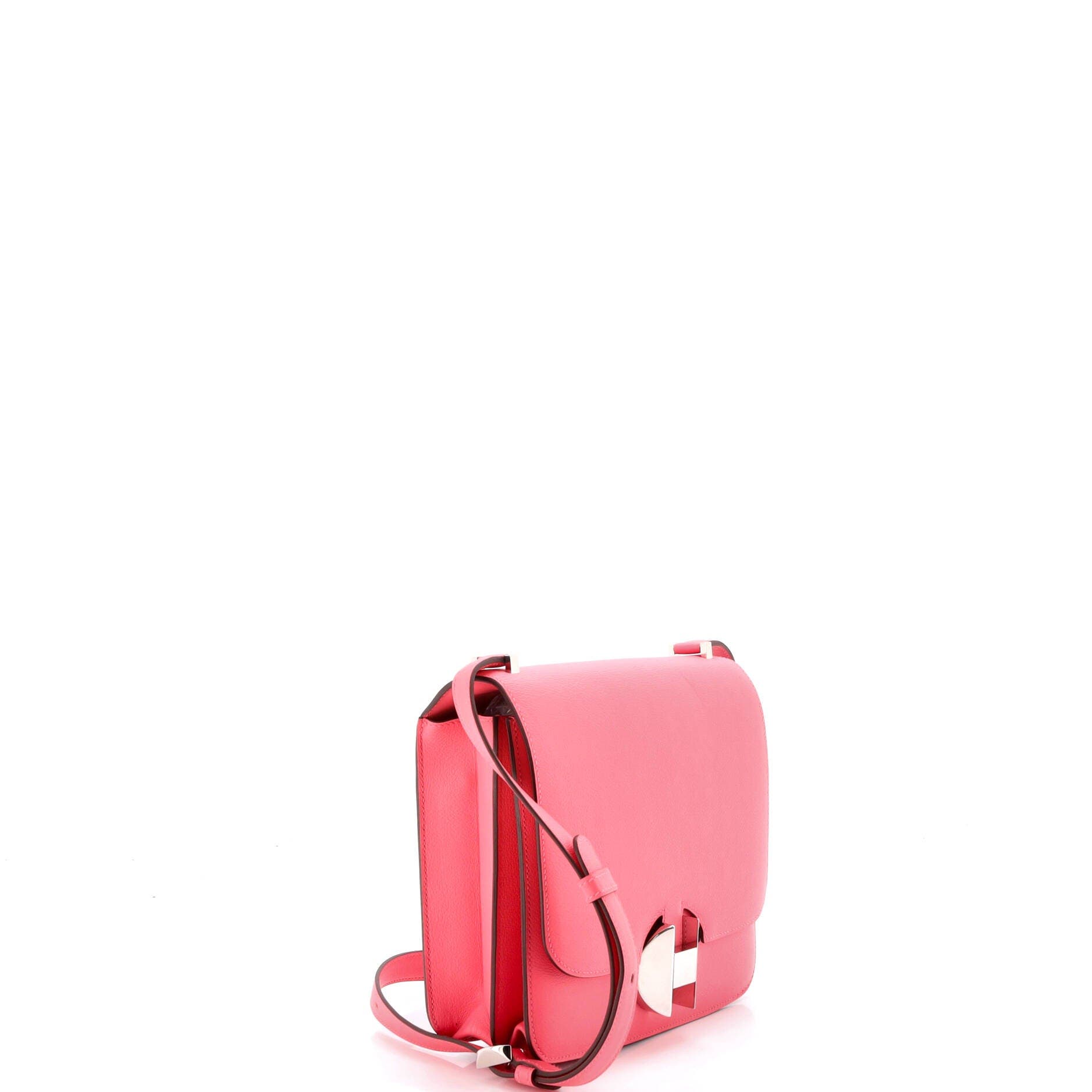 Pre-Owned Hermes 2002 Shoulder Bag Evercolor 20, Alternate, color, Rose Azalee