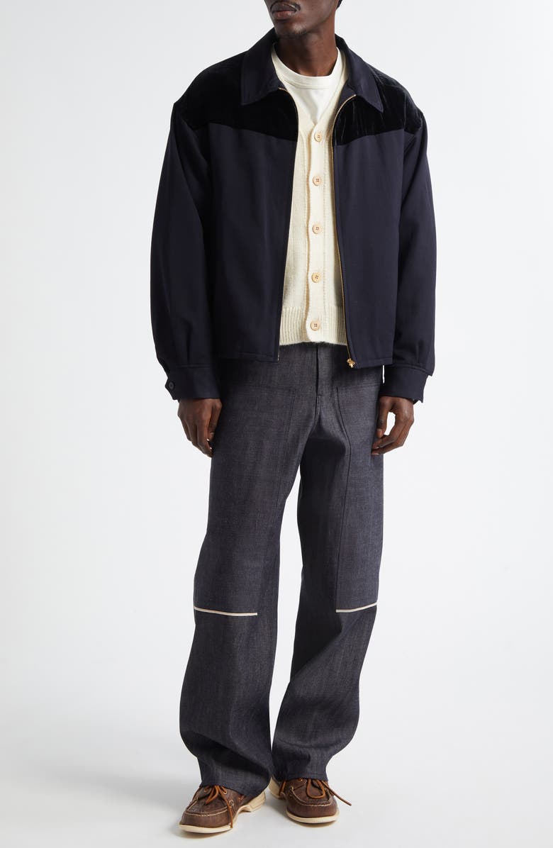 VISVIM Mayfield Swing Zip Jacket, Alternate, color, Navy