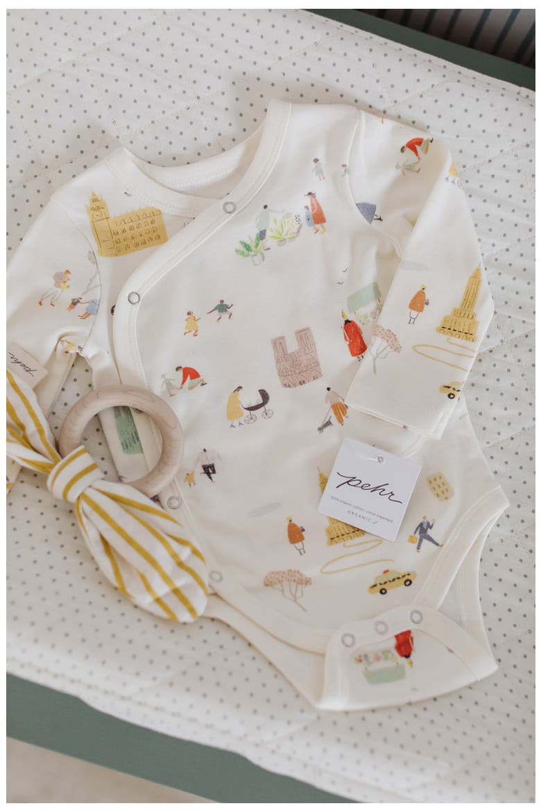 Explore the World Organic Cotton Wrap Bodysuit, Alternate, color, EXPLORE THE WORLD