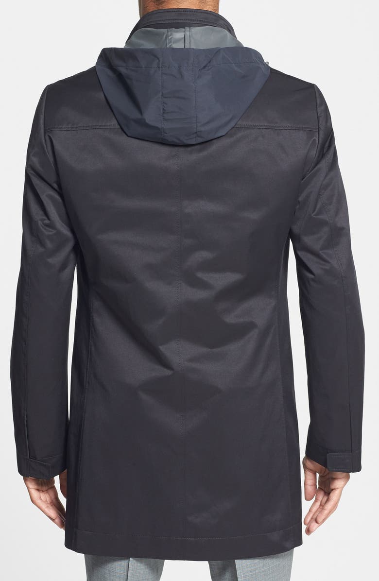 BOSS 'The Donal' Trim Fit Raincoat, Alternate, color,
