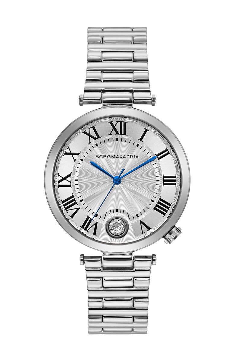 BCBGMAXAZRIA Women's Classic Japanese-Quartz Stainless Steel Watch, 38mm, Main, color, 
