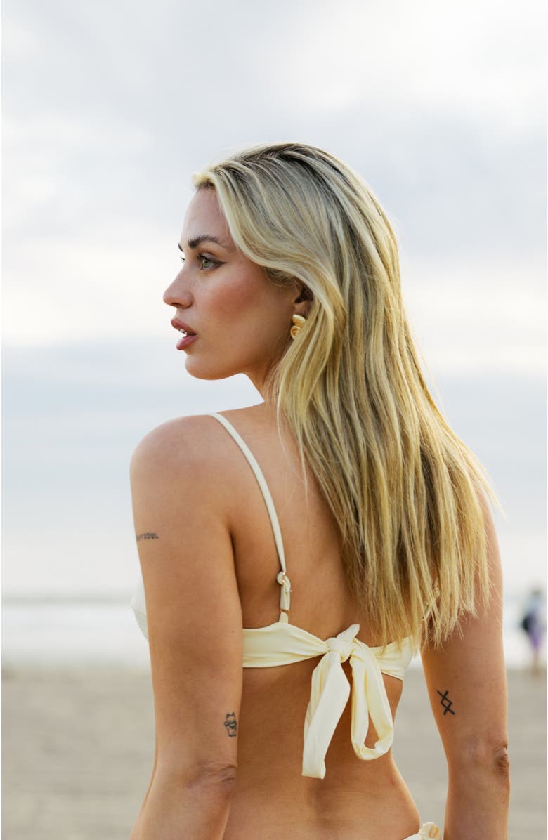Ivy Swimwear Hazel Bikini Top, Alternate, color, Cream
