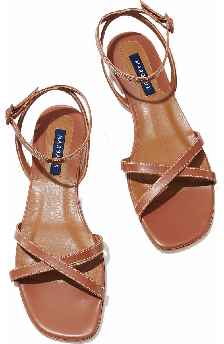 MARGAUX The Flat Sandals, Alternate, color, Saddle
