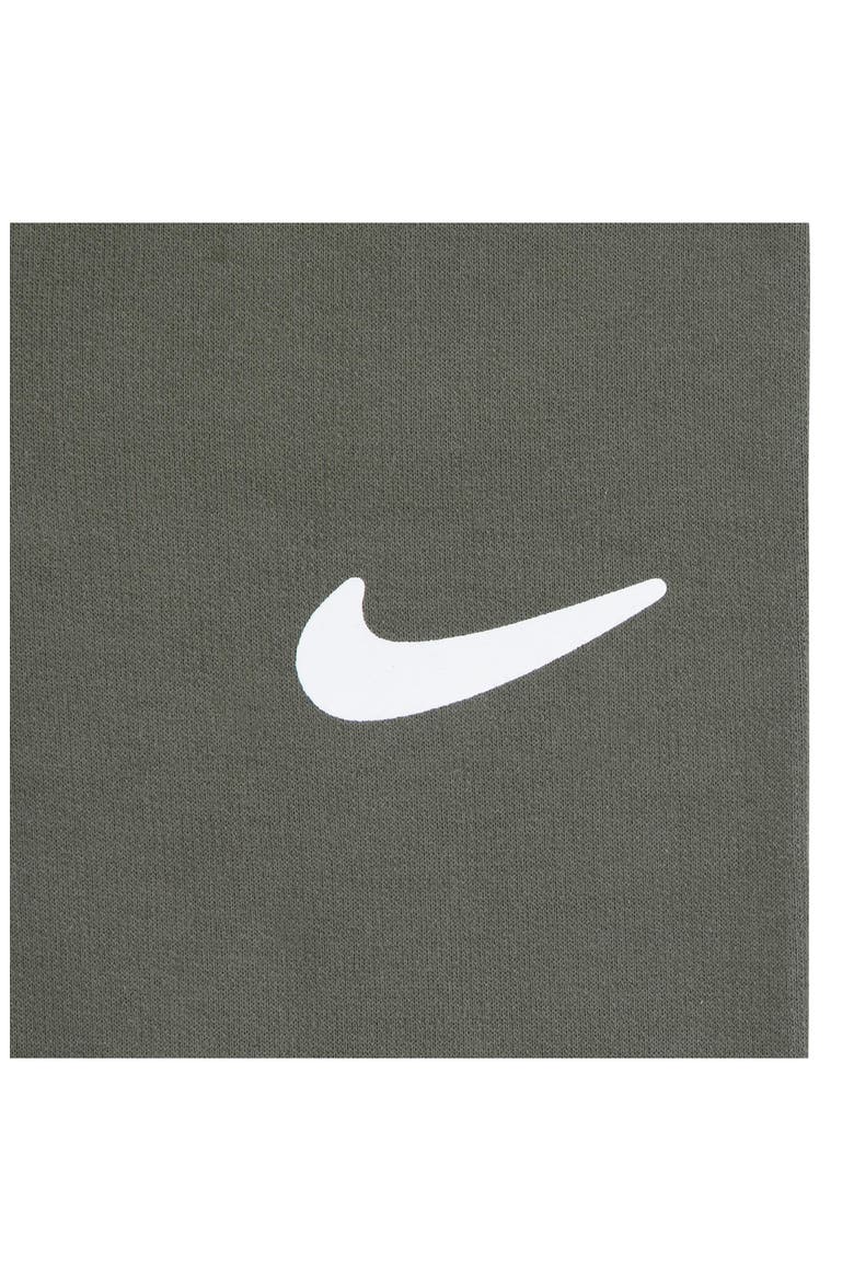 Swoosh Print Bodysuit & Sweatpants Set, Alternate, color, MEDIUM OLIVE
