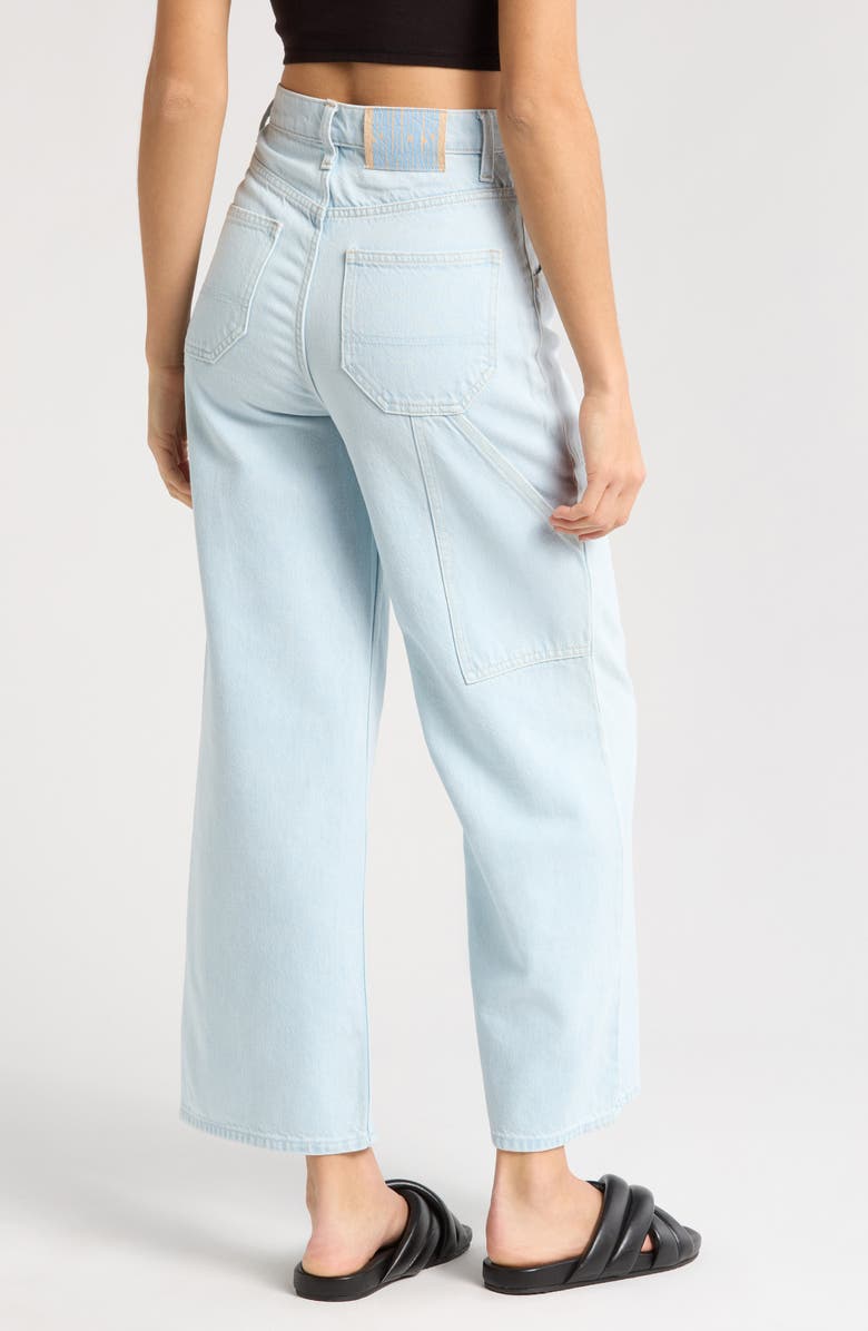 MOTHER Smoothie Carpenter Sneak Ankle Wide Leg Jeans, Alternate, color,